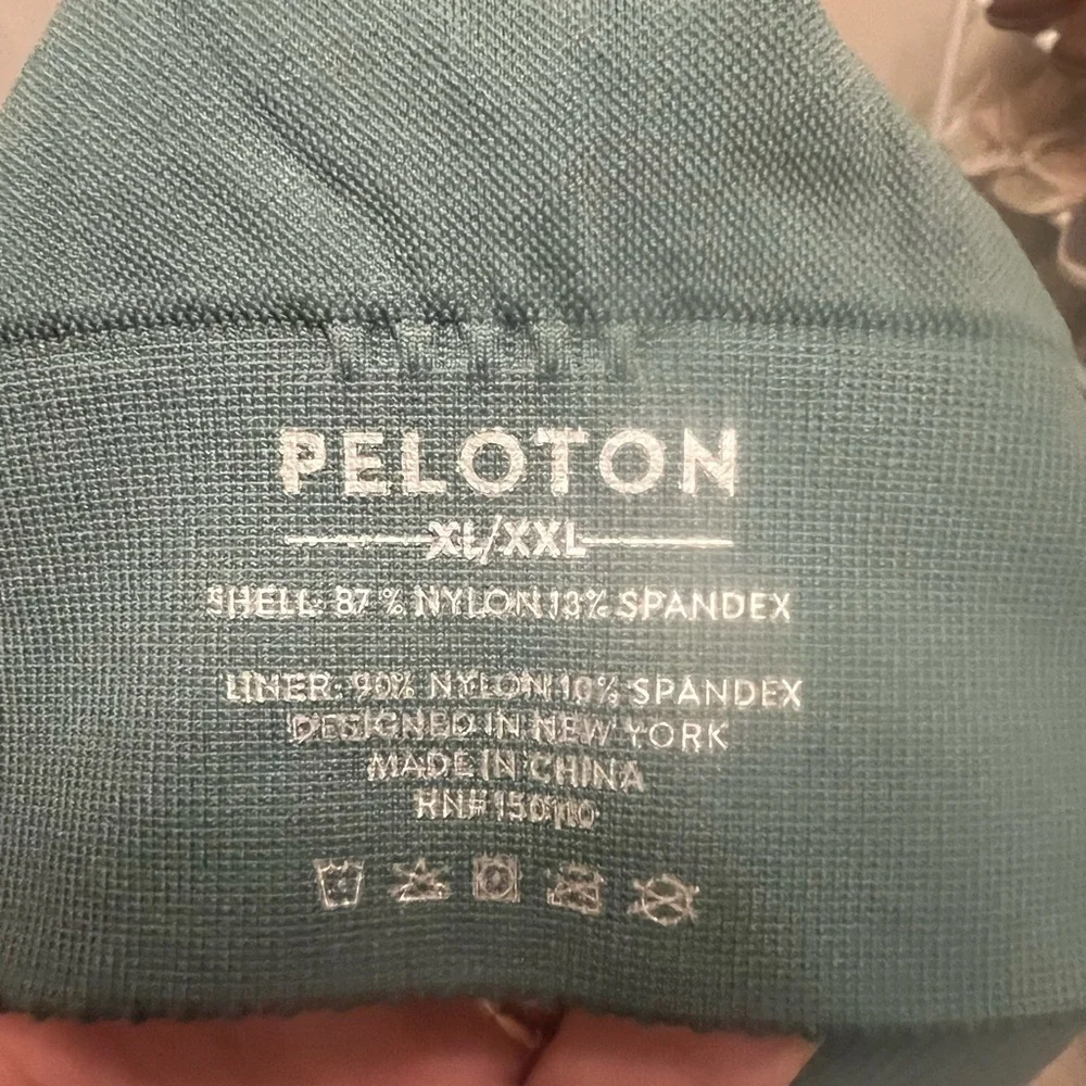 Peloton Womens Seamless Square Neck Bra Green Size XL/XXL
